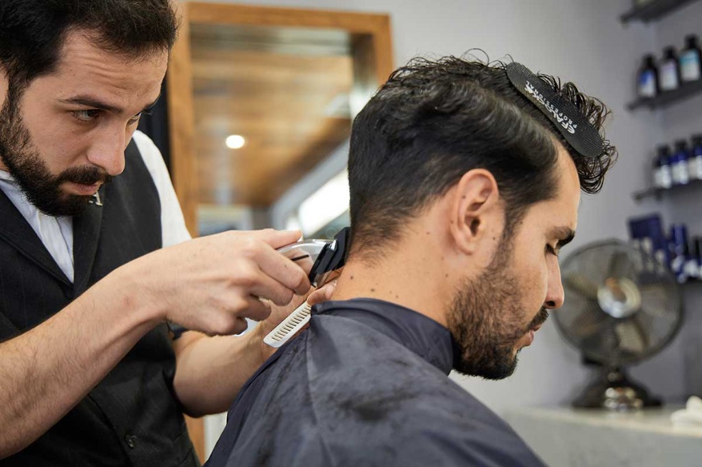 Perfilado y afeitado de barba